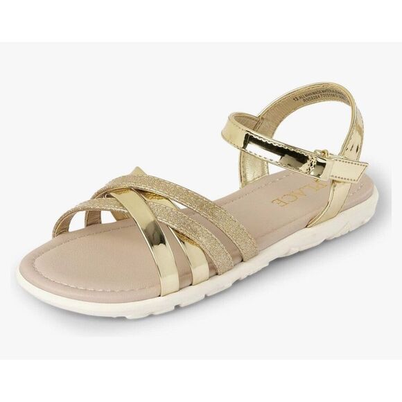 The Children's Place Other - The Children's Place Girls Glitter and Metallic Sandals - Size 13 - Worn Twice!